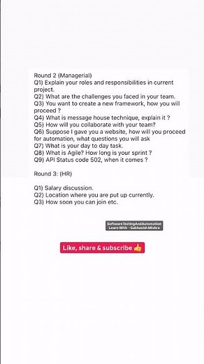 IBM QA Automation Interview Questions Recently asked in 2025