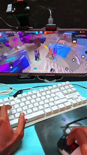PC Setup ❌ Mini Mobile Pc ✅ Keyboard and Mouse Gameplay 💀 #freefire #viralreels #viral #ggmousepro2