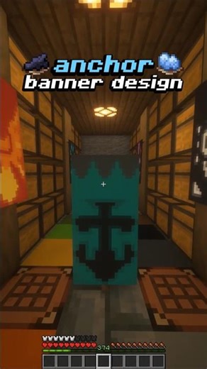⚓Anchor Banner Design⚓ #minecraft #banner #tutorial