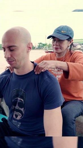 💆 Vietnamese Girl | Head Massage on Mekong River | ASMR no Talking