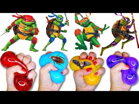 Teenage Mutant Ninja Turtles Mutant Mayhem DIY Slime Squishies