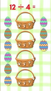 Easter Egg Division - how to share equally #dividing #primarymathematics