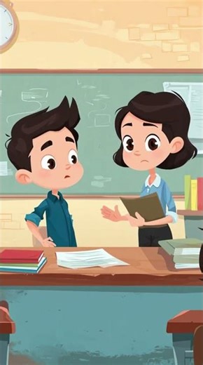 Teacher Gave Homework… But He Said “Homework Ran Away!” 😂 #shortsfeed #forkids #shortsfeed