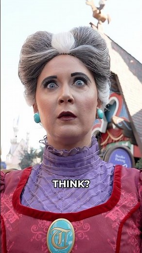 Lady Tremaine Roasts Cinderella at Disneyland! 🏰 ✨ #disneyland #cinderella #disneyvillains
