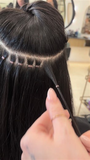 NJ EXTENSIONS|CASSANDRA on Instagram: "step by step weft install ✨"