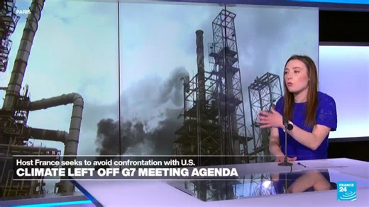 Climate scrubbed from G7 meeting to appease US, host France says