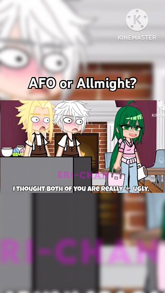 AFO or Allmight? #gacha #gachaclub #gachalife #mha #myheroacademia #gachameme #gachatrend