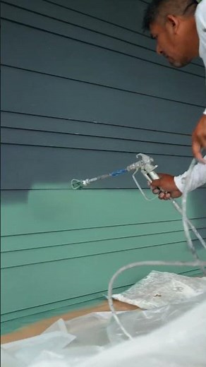 Satisfying Exterior Spray Painting Countdown | Home Refresh in Seconds