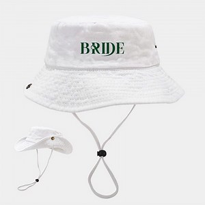 Bride Hat Wedding Gifts Embroidered Bucket Hat Custom Hat Hiking Hat Custom Personalization Sun Hat Camping Hat Travel Sun Hat 24040803 - Etsy
