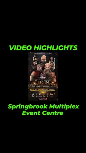 CanAm Wrestling on Instagram: "CanAm Wrestling Fans here are your VIDEO HIGHLIGHTS in Springbrook Alberta at the Springbrook Multiplex Event Centre Friday, January 16th !! CanAm Wrestling Presents "LET the GAMES BEGIN" !! Special Thanks @rebelliousyouthoftheory for our Video Highlights Music !! VIDEOGRAPHY : @shawking_media !! 💥 UP NEXT 💥 Tuesday, February 17th in Calgary, Alberta, Canada at the Brickwell Taphouse brought to you by Pabst Blue Ribbon Beer. This is to help raise NON PERISHABLE F