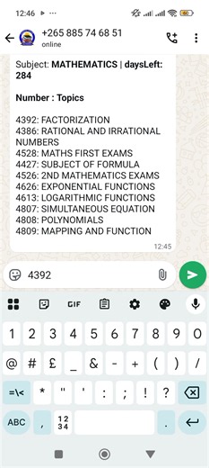 Umu ndi momwe ophunzira ku Winners Online School amapezela ma lessons #0991919328# | Winners Online School Main Page