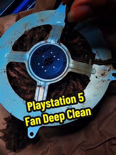 dirty Playstation 5 game and filty Fan #foyoupage #fyp #fypp #fypシ゚viral #fyviral #ps5 #playstation #fypage #repair