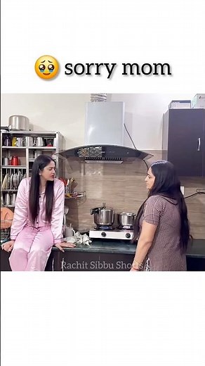 sorry mom 🥺 prank gone wrong 🥹 #rachitrojha #sibbugiri #sasbahu #prank #ytshorts #shorts