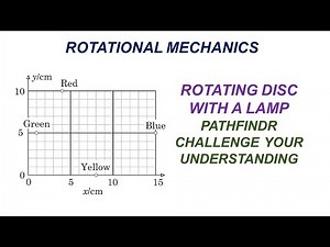 Rotational Mechanics | Pathfinder Solutions | Rotating Disc with a Lamp