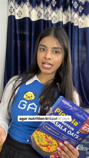 Pintola High Protein Magic Masala Oats. Go get yours now. Packet with 22gm protein. @pintola