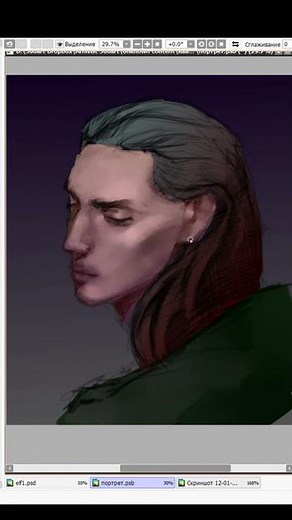 instructions on how to draw a portrait 15 minutes in paint tool sai