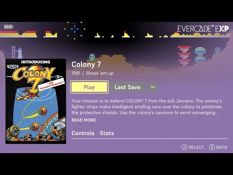 Colony 7 | Taito Arcade 1 | Game 3 of 9 | Evercade Handheld