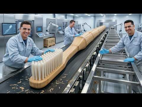 Inside the Bamboo Factory: The Automated Process of Making Millions of Toothbrushes