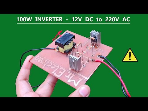 12V DC to 220V AC Converter 100W Inverter - School Project Idea 2022