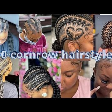 50 beautiful cornrows/ stitch braids hairstyles 2022