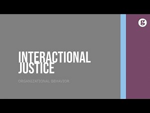Interactional Justice
