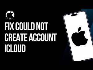 Your account cannot be created at this time | How to fix Could Not Create Account iCloud