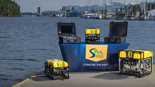 SEAMOR MARINEの水中ドローン「SEAMOR ROV」シリーズ、高い運動性と操作性を兼備