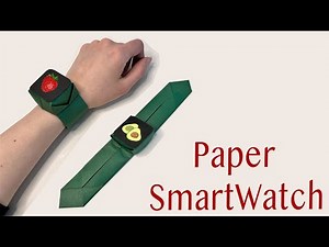 "How to Make Your Own Paper Smartwatch: DIY Tutorial" #nikiorigami #carft #art #paperwatch #diy