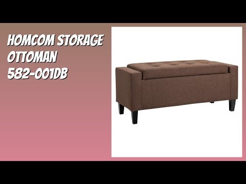 REVIEW (2026): HOMCOM Storage Ottoman 582-001DB. Features