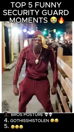TOP 5 FUNNY SECURITY GUARD MOMENTS 😂🤣 #funny #hilariousfails
