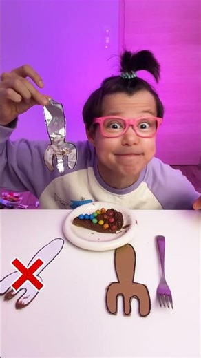 🍴 Forks FACE OFF! Which One Works BEST for Fun? ✨ #kids #play