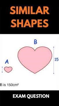Mastering Similar Shapes: Area and Volume Scale Factors. Quick Explanation #maths #shorts
