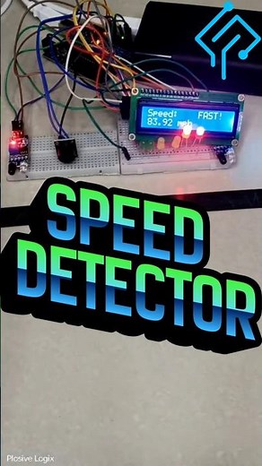 Speed Detector using Arduino | #plosive #technology #arduino #electronics #esp32 #iot #robotics