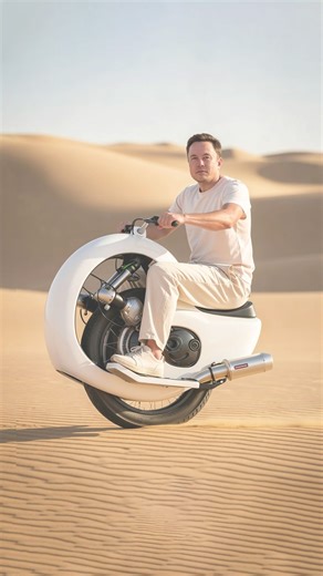 The Most Futuristic One Wheel Motorcycle Ever Built Was Tested in the Desert🔥 #OneWheel #OneWheelMotorcycle #FuturisticBike #ElectricBike #FutureTransport | Inspiring Designs TV