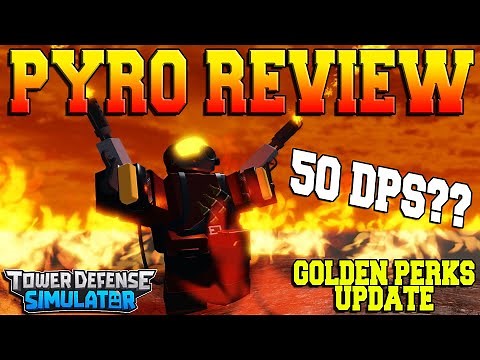 NEW Golden Pyromancer Review (Golden Perks Update - TDS)
