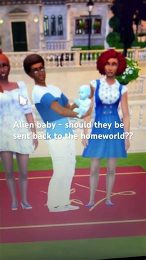 Raise this alien baby or send it away??