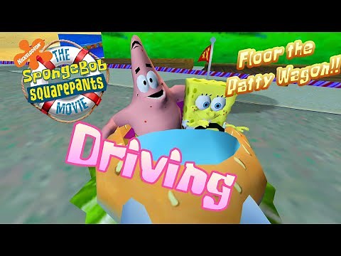 The SpongeBob SquarePants Movie Game - All Driving Levels [4K]