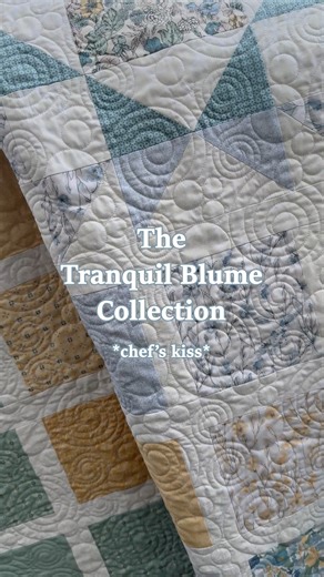 Connecting Threads | Inspired by the first hints of spring, Tranquil Blume combines soft floral and geometric prints in a soothing and cheerful color palette. | Instagram