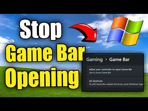 How to Stop your Controller Opening Xbox Game Bar on PC & Laptop Windows (Best Method)