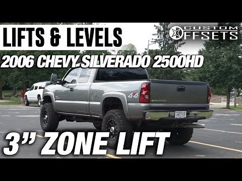 Lifts & Levels: 2006 Chevy Silverado 2500HD, 3" Zone Lift