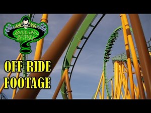 Riddler's Revenge at Six Flags Magic Mountain Off-Ride Footage (No Copyright)
