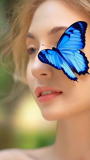Encontro com a Borboleta Azul 💫 | Vídeo de Contemplação e Beleza Natural