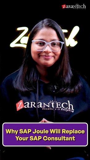 Why SAP Joule Will Replace Your SAP Consultant? | ZaranTech #shorts