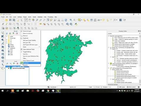 QGIS Random Sampling Polygon and Line - Lake Victoria (newer version https://youtu.be/3HZK5vwTTP0)