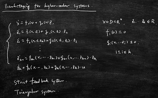 非线性控制理论A Ch14 Backstepping 2