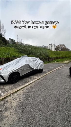 First Automatic car cover with anti theft system | GhostWrap