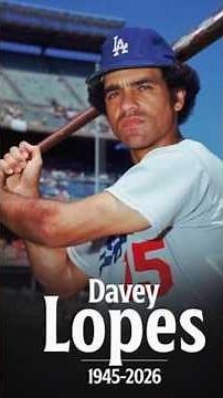 Remembering Davey Lopes: A Baseball Legend and True Competitor #baseballhistory #inmemory #dodgers