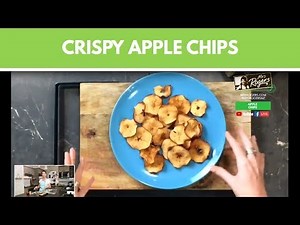 YUM! Crispy Cinnamon Apple Chips!