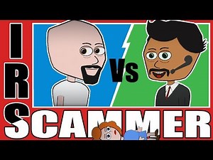 IRS Scammer THREATENS to Call 911 (animated)