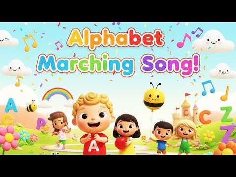 🎶 Alphabet Marching Song | A to Z Learning for Kids | ABC Song | Tototwinkle